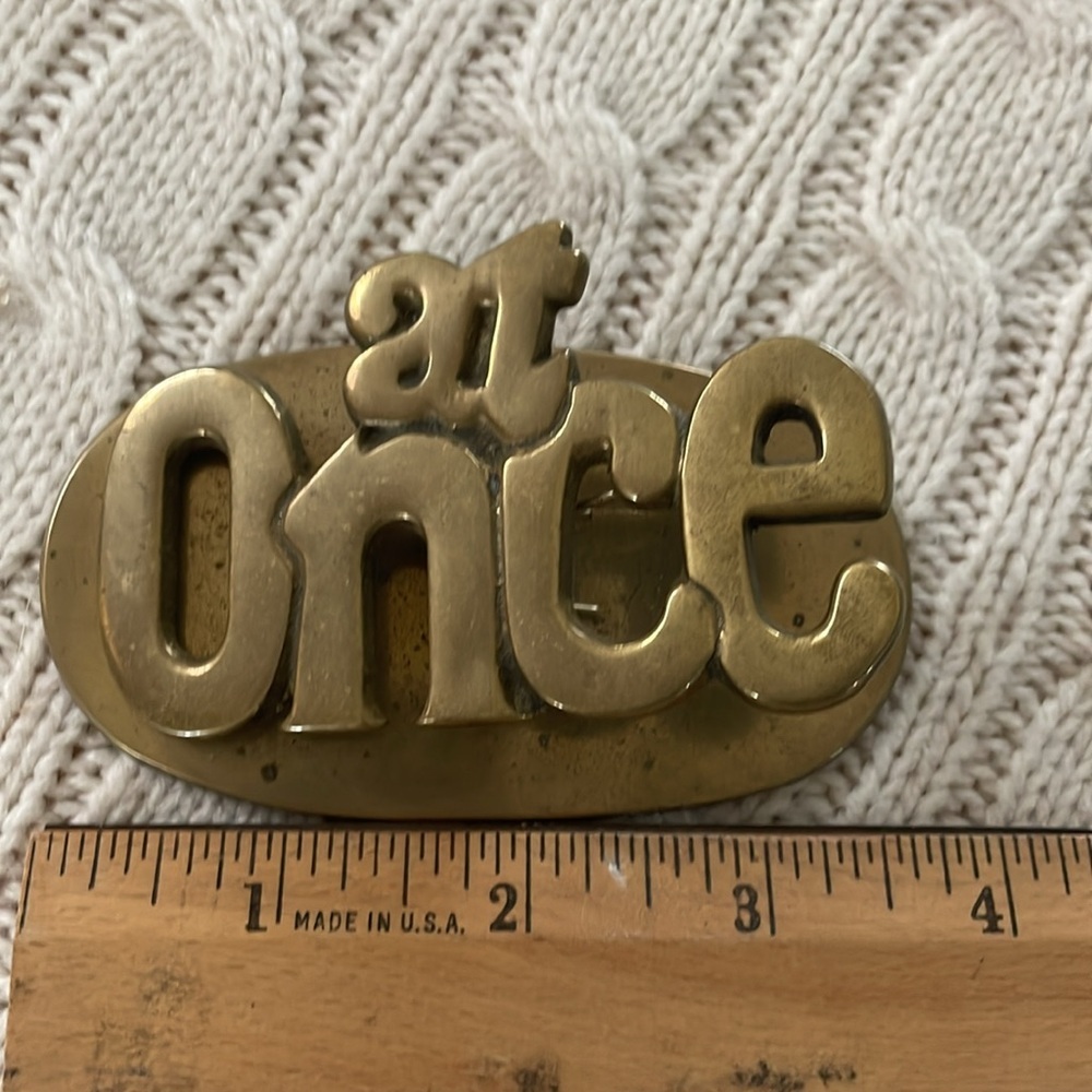 Brass paperweight-paper clip-office desk decor-heavy-to do list-urgent reminder